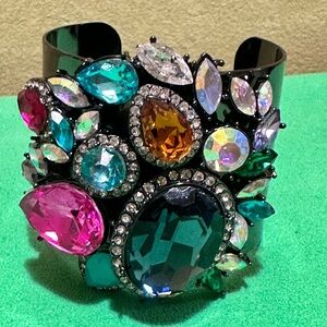 Erickson Beamon Rocks Statement Cuff Rhinestones